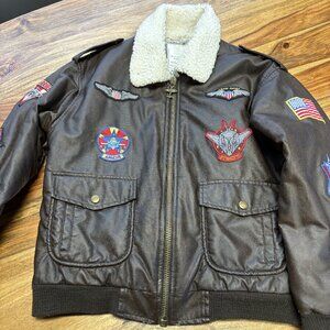 Boy's Bomber Pilot Jacket - Size M